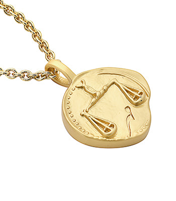 14K Yellow Gold Capricorn Zodiac Sign Necklace | HSN