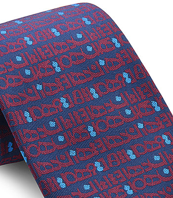 Graffiti Midnight Tie