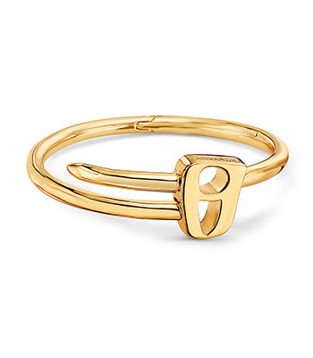 Nail Bracelet Yellow Gold