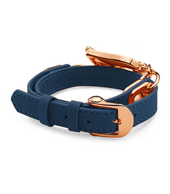 Paris Bracelet - Rose Gold/Navy