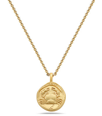Cancer Zodiac Pendant, Cancer Zodiac Necklace, Cancer Zodiac Jewelry,  Bronze (PD0319) | Wish