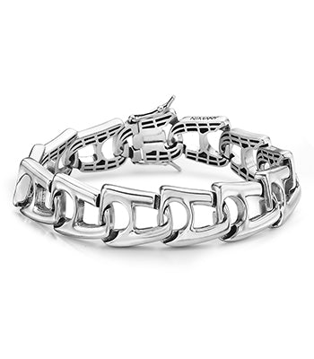 Amazon.com: Galis Mens Bracelet - Stainless Steel Bracelet for Men, Non  Tarnish Silver Plated Rope Chain Bracelet, Stylish Birthday Bracelets For  Boys & Men, Silver & Black Bracelet For Men 7
