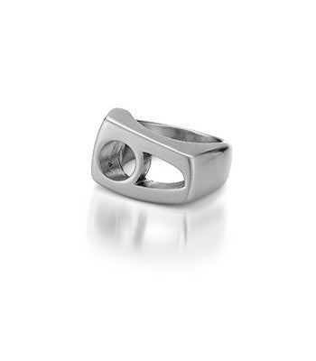 Brushed Steel Ring - NIMANY Studio