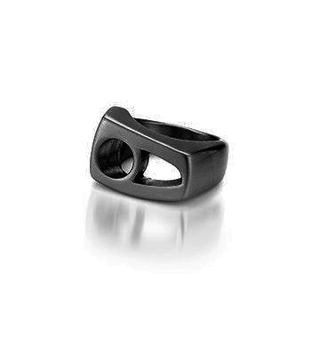 Brushed Black Ring