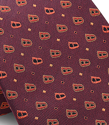 Bordeaux Shades Tie