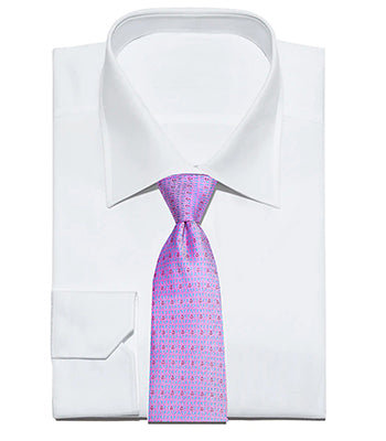 Pink/Blue Numbers Tie - NIMANY Studio