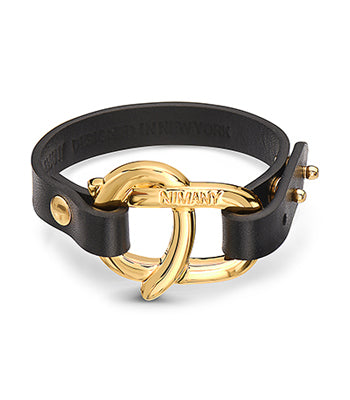 Berlin Bracelet-Ladies (Black / Gold)