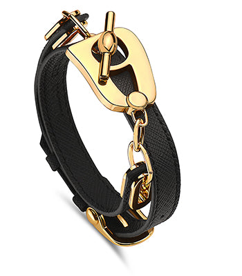 Paris Bracelet - Gold/Black - NIMANY Studio