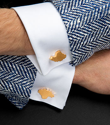 Country Cufflink Gold - NIMANY Studio