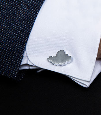 Country Cufflink Steel - NIMANY Studio