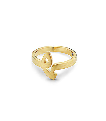 Middle Luna Gold Ring - NIMANY Studio