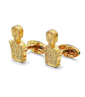 Royal Crown Cufflink Gold - NIMANY Studio