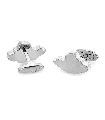 Country Cufflink Steel