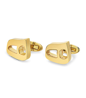 Luna Cufflink Gold