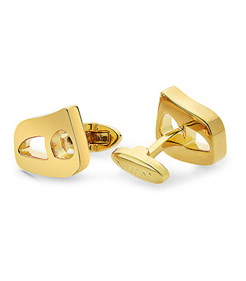 Luna Cufflink Gold