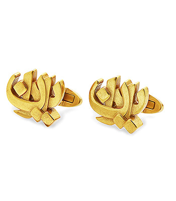 Heritage Cufflink Vintage Gold