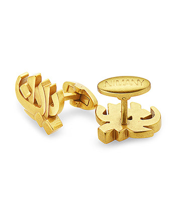 Heritage Cufflink Vintage Gold