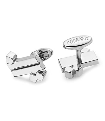 Country Line Cufflink Steel