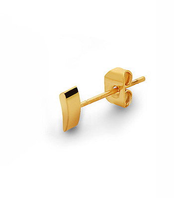 Number 1 Earring in Gold - NIMANY Studio