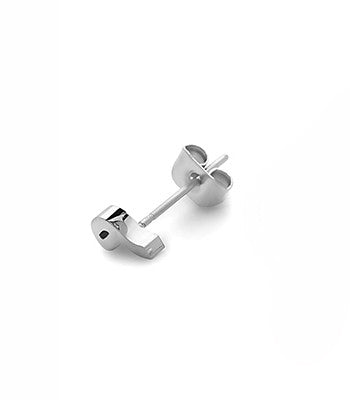 Number 9 Earring in Silver - NIMANY Studio