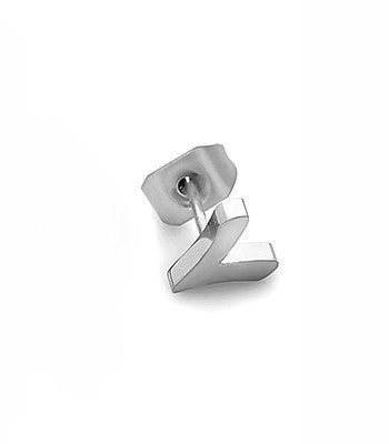 Number 7 Earring in Silver - NIMANY Studio