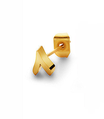 Number 8 Earring in Gold - NIMANY Studio