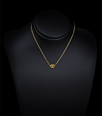 Solo Luna Necklace Gold - NIMANY Studio