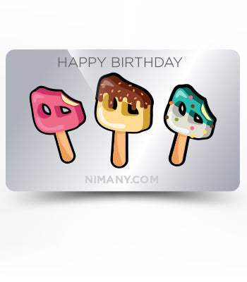 Happy Birthday I (e-Gift Card) - NIMANY Studio