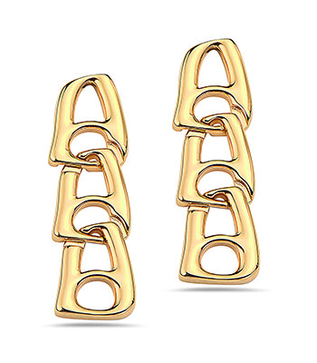 Unity Earrings Yellow Gold - NIMANY Studio